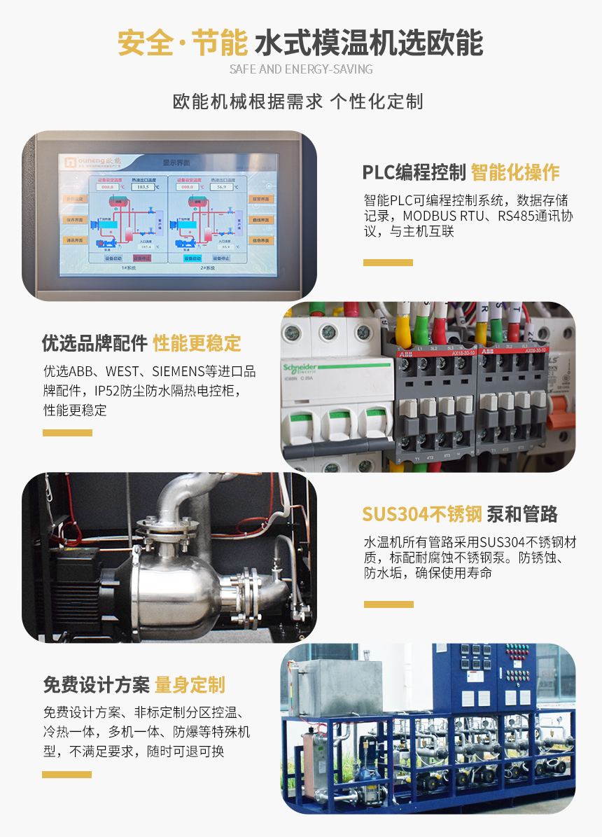 高温水式模温机产品特点